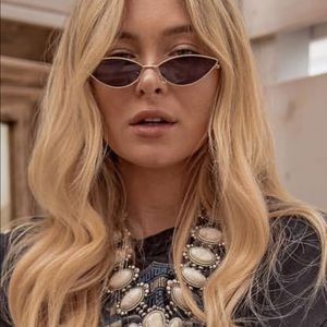 12th tribe Ocean Drive gold rim sunglasses